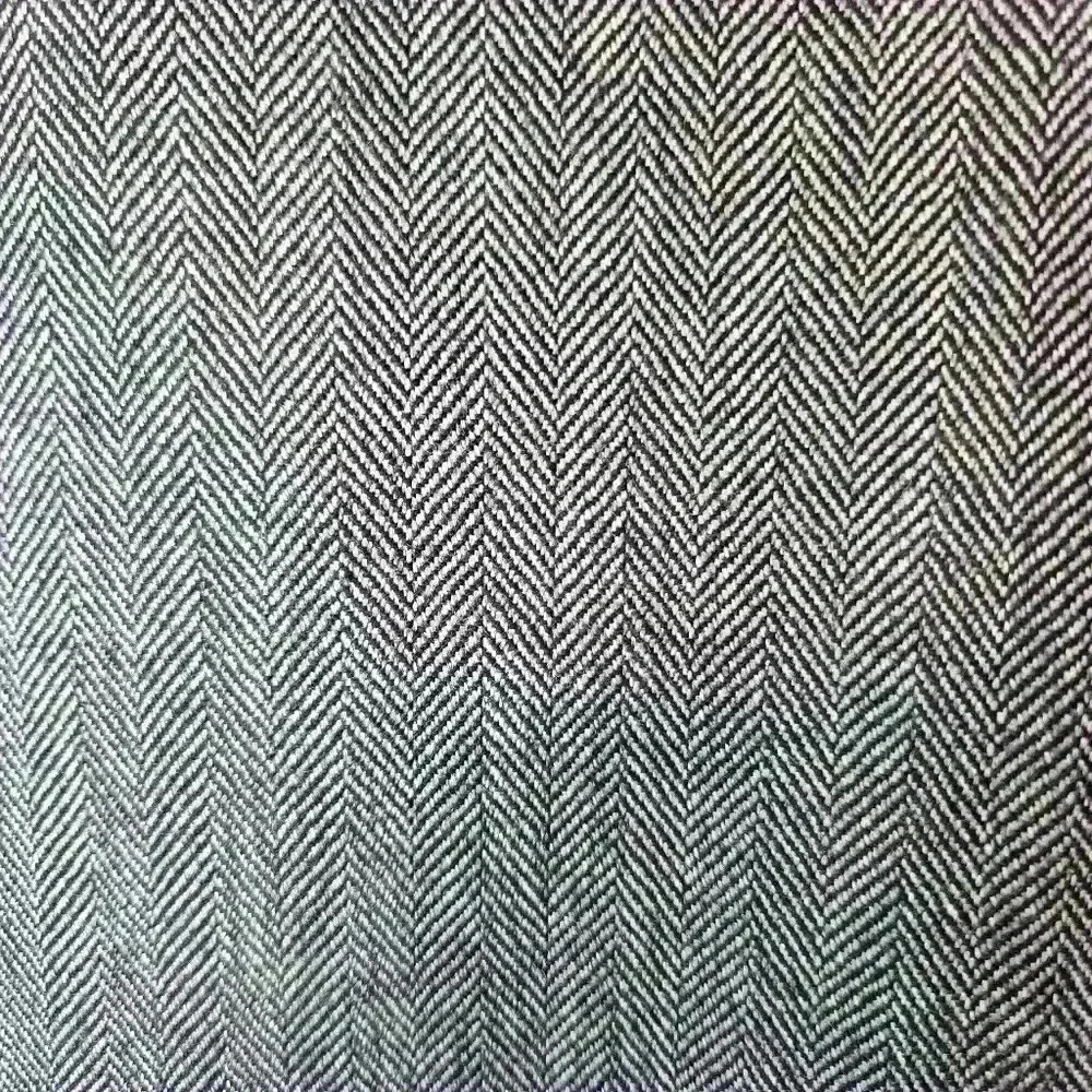 100% Lambswool Joseph & Feiss Men's Blazer Sports Coat 44R Gray Herringbone - Picture 10 of 14